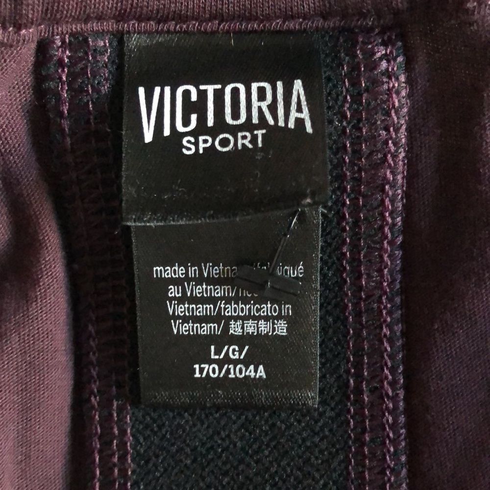 EUC Maroon Victoria’s Secret Sport Tie-Back Tank Size Large - Picture 3 of 5